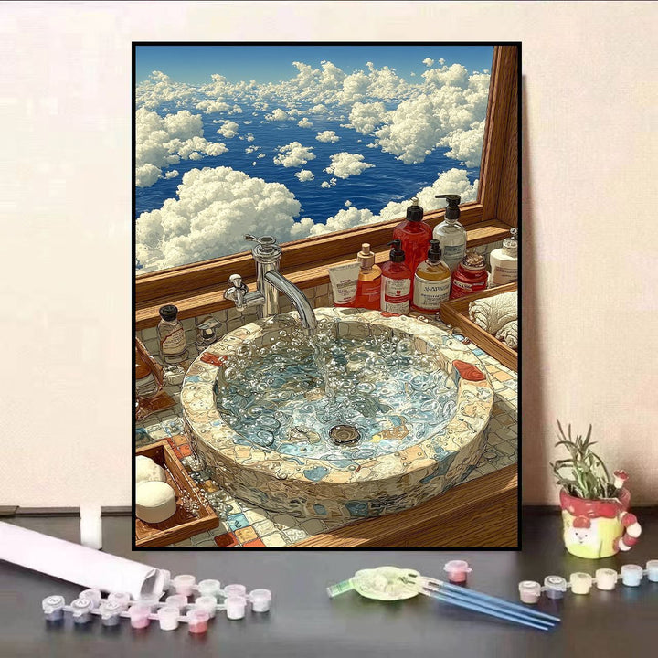 Scenic Balcony Canvas Art Print Kalsten
