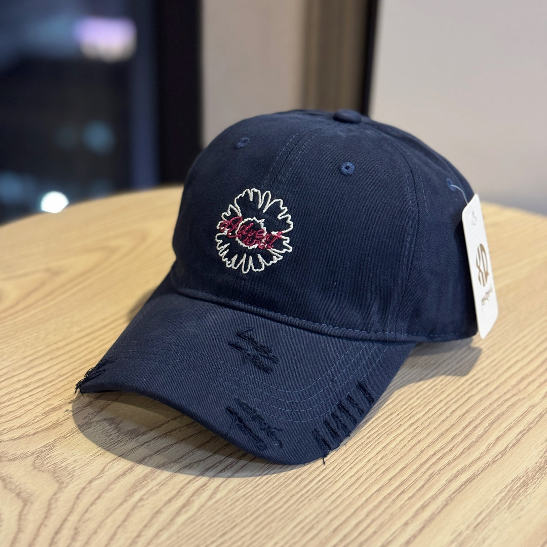 Unisex Embroidered Flower Design Baseball Cap Kalsten
