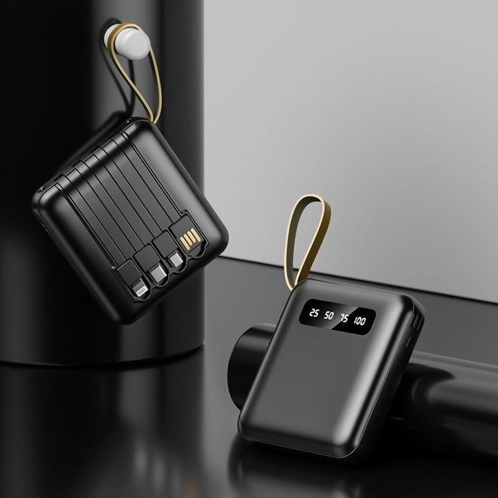 Multifunctional Power Bank with Integrated Cable System Kalsten