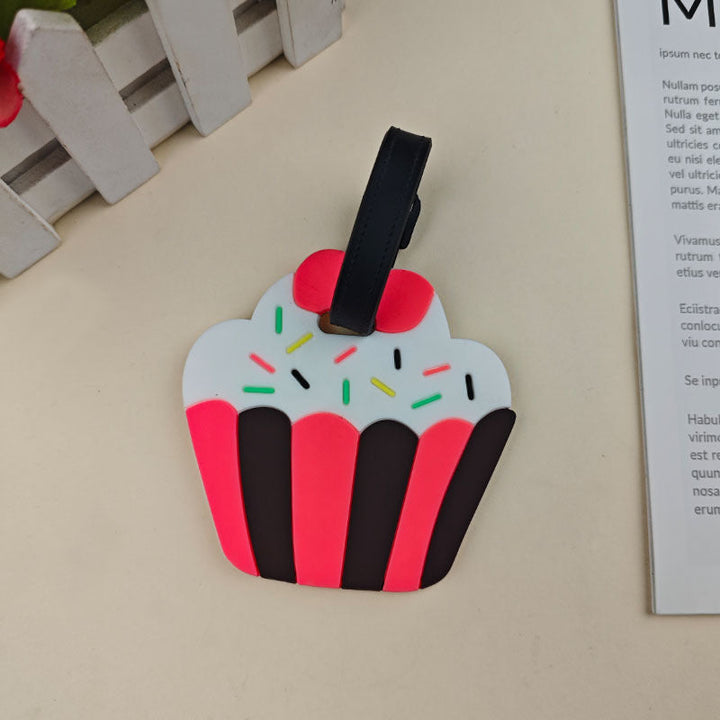 Unisex Luggage Tag in Cupcake Design Kalsten
