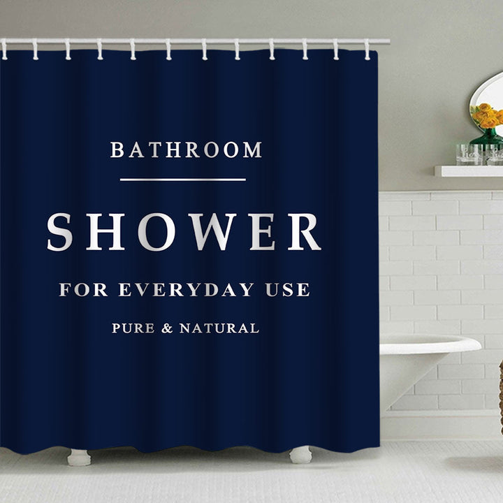 Minimalist Shower Curtain Kalsten