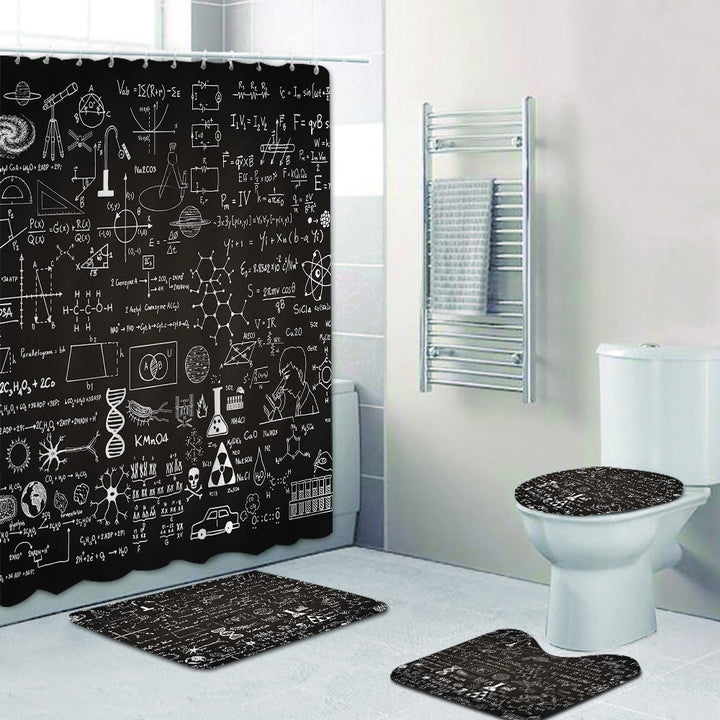Shower Curtain with Scientific Equation Design Kalsten