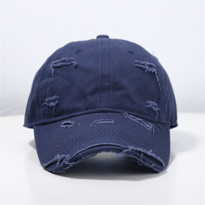 Men's Distressed Classic Cotton Baseball Cap Kalsten