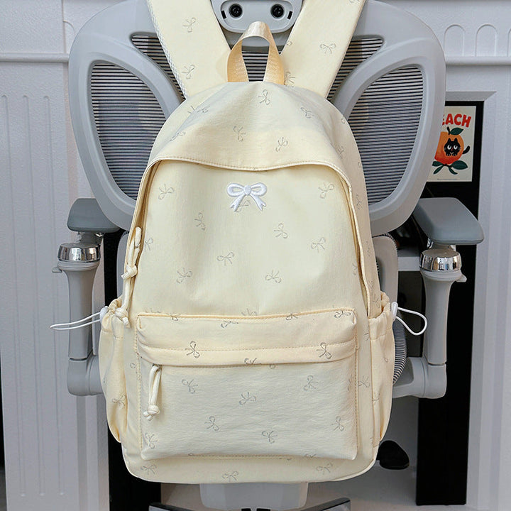 Cute Soft Fabric Mini School Backpack
