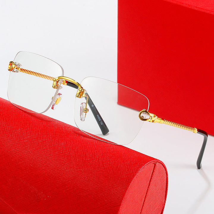 Women's square sunglasses with luxurious, gold-accented frame and protective lenses Kalsten