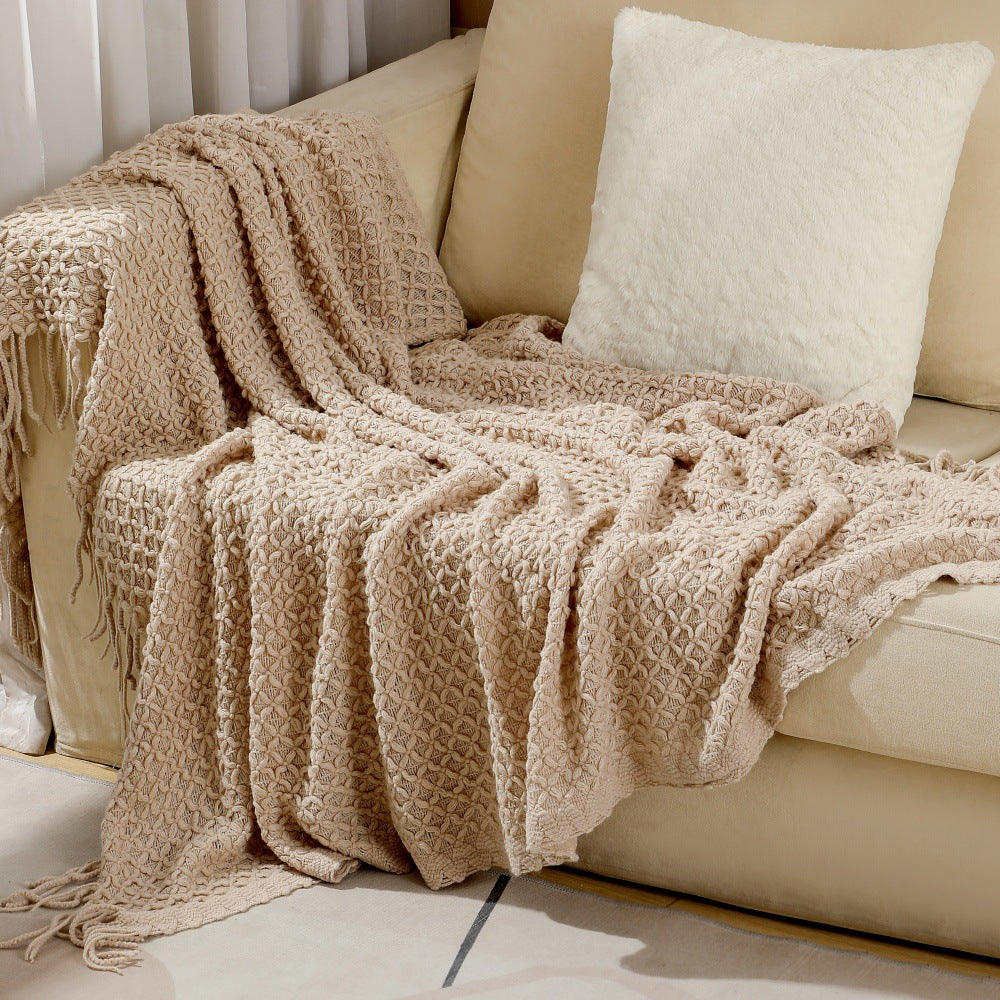 Women elegant structured blanket Kalsten