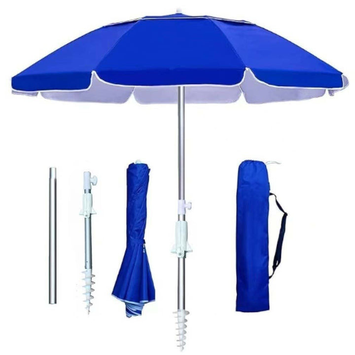 Ladies foldable sunshade with stable ground anchoring Kalsten