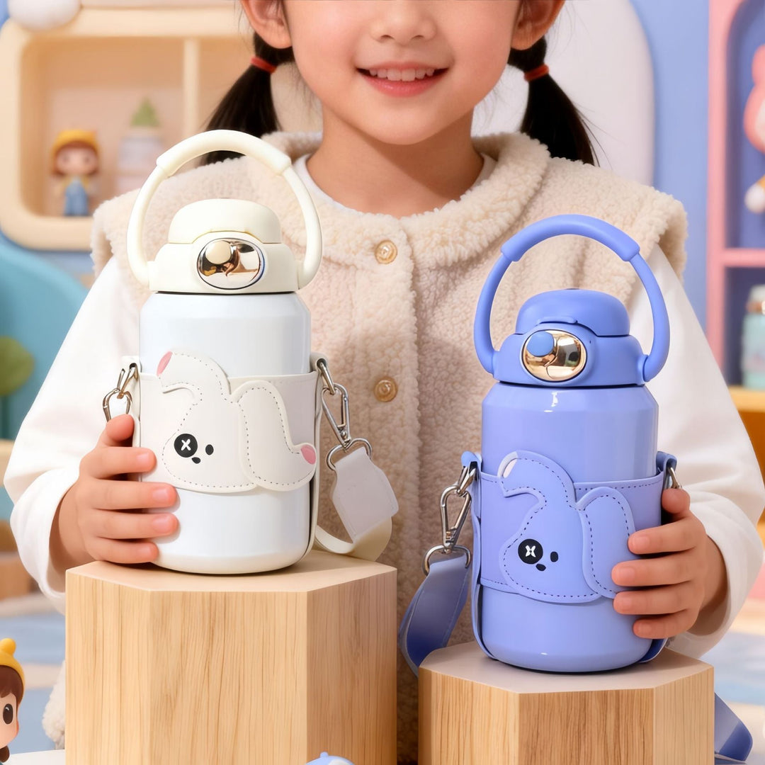 Insulated drinking bottle with cute bunny motif Kalsten