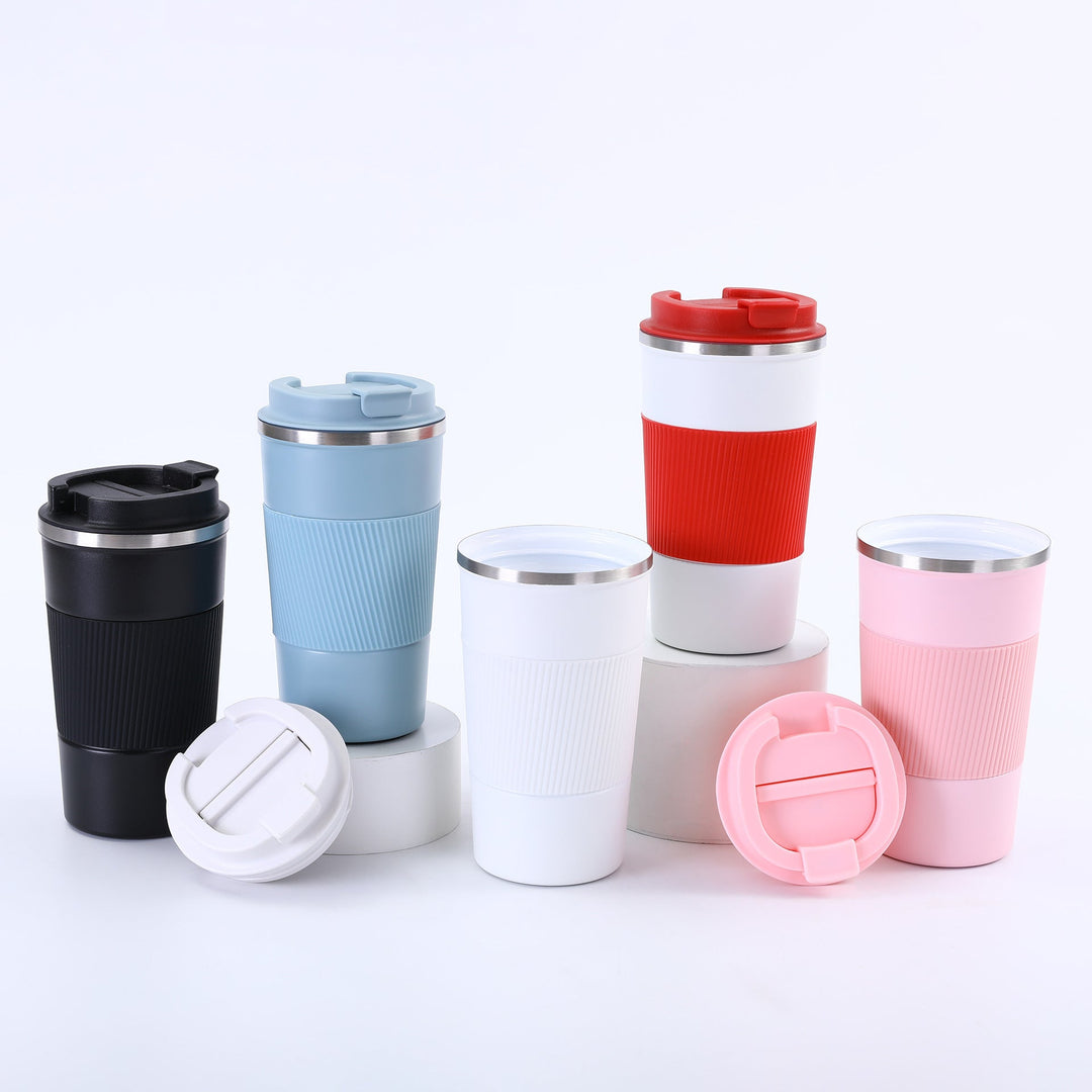 Ladies insulating cup with non-slip silicone sleeve Kalsten
