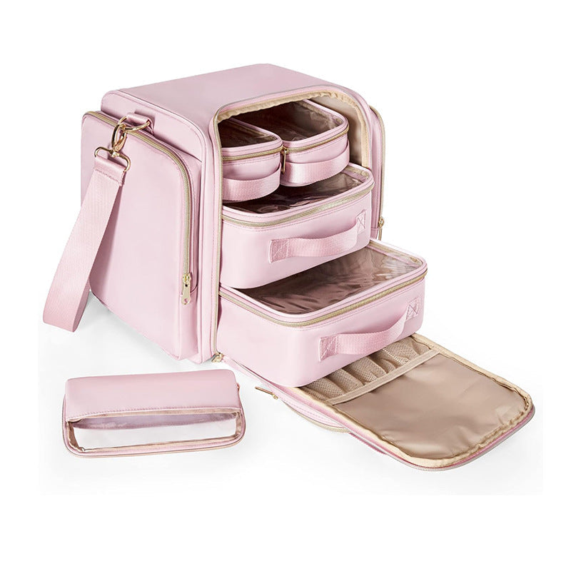 Cosmetic bag with multiple compartments Kalsten