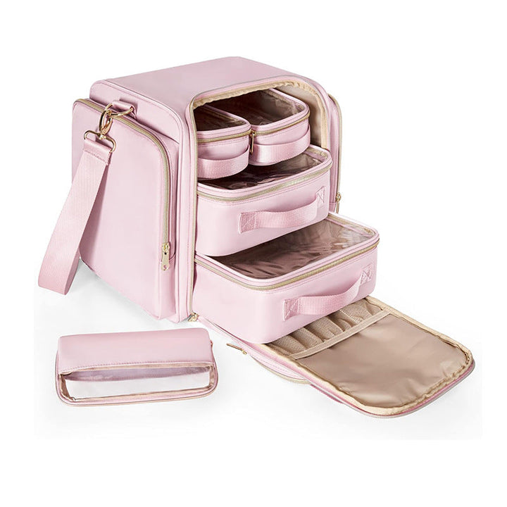 Cosmetic bag with multiple compartments Kalsten