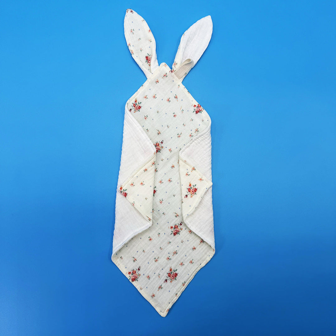 Floral Print Muslin Baby Bib kalsten