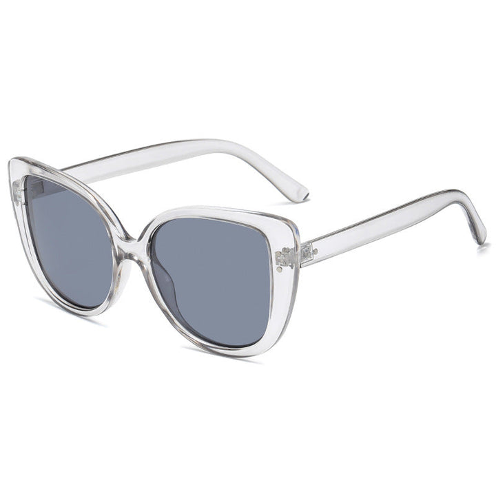 Ladies glamorous oversized sunglasses withElegant transparent frame Kalsten