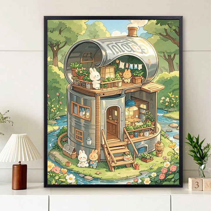 Whimsical Home Illustration Wall Art Kalsten