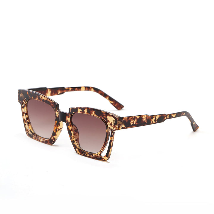 Ladies trendy geometric sunglasses with stylish square frame Kalsten