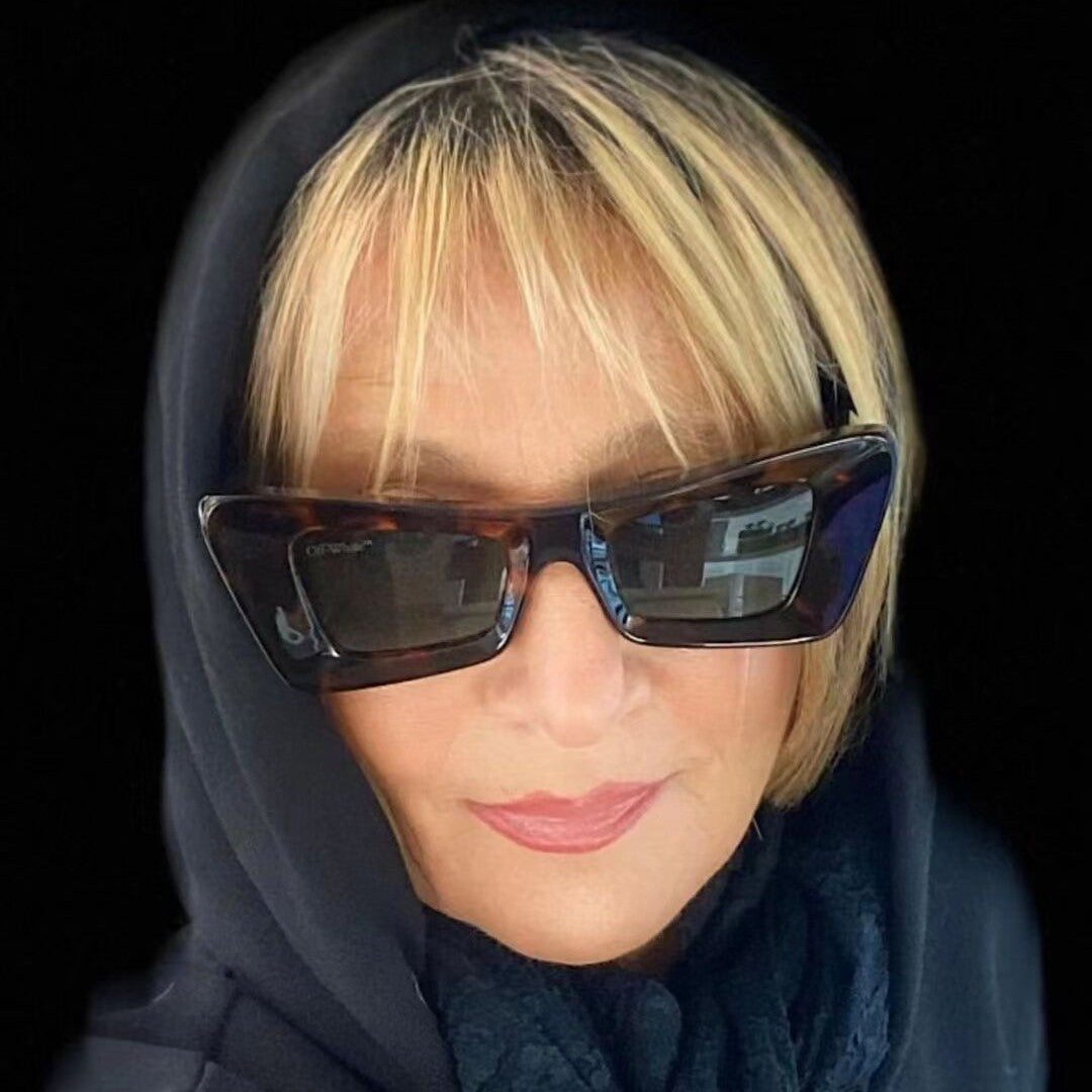 Women's trendy sunglasses with angular design Kalsten