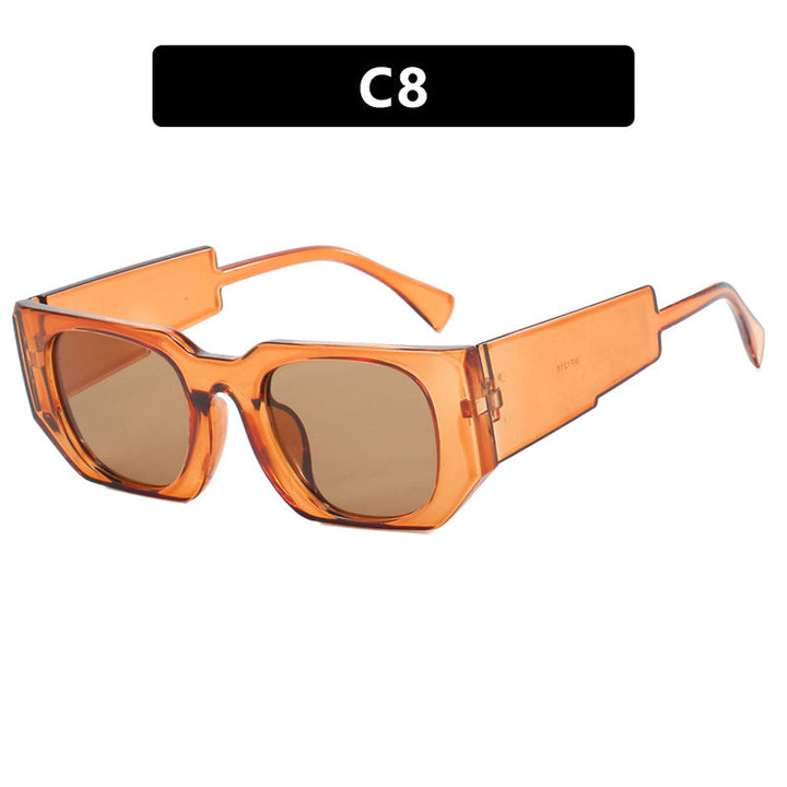 Ladies oversized sunglasses with geometric frame and UV protection Kalsten