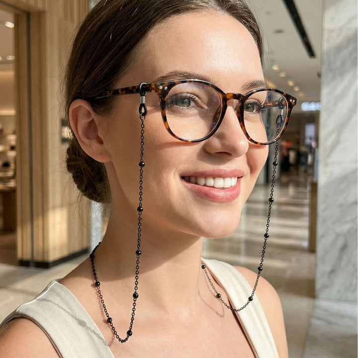 Premium Gold Beaded Eyewear Chain kalsten