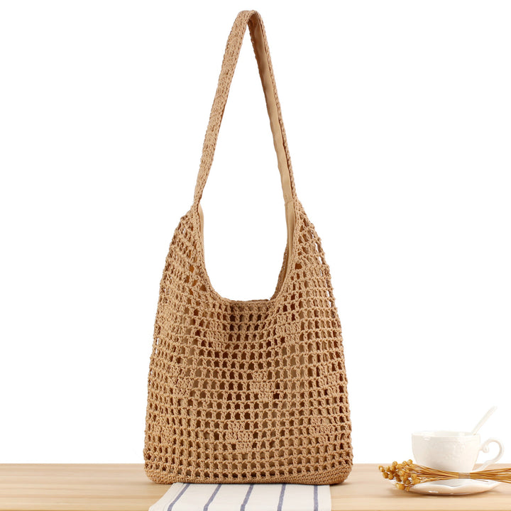 Handbag Made of Handwoven Natural Material Kalsten