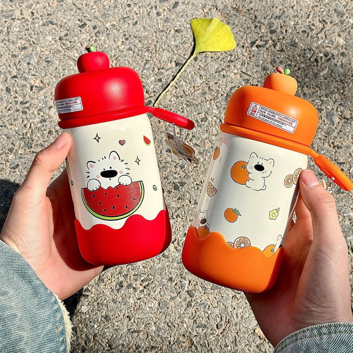 Women's water bottle with interactive fruit lid Kalsten