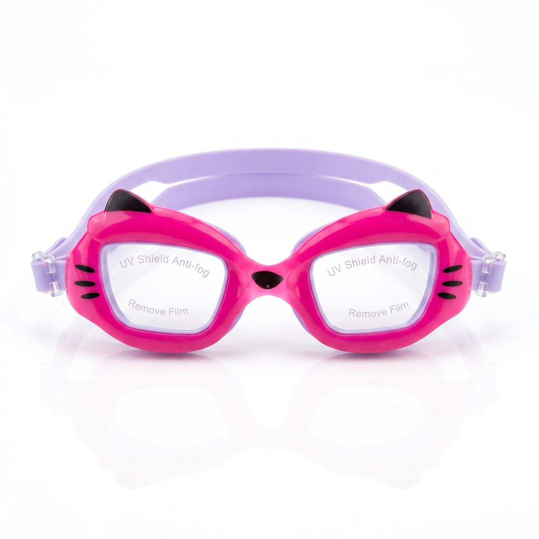 Swim goggles in a cute cat design with anti-fog technology Kalsten