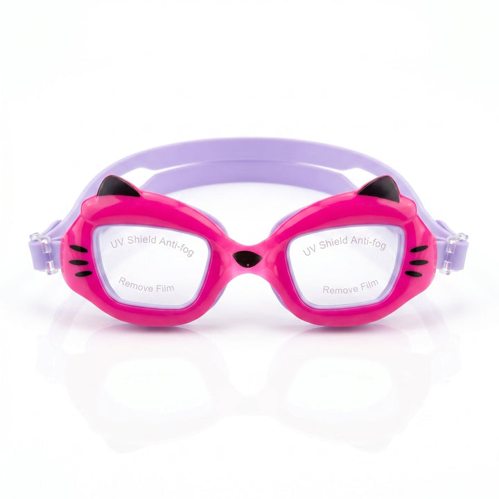 Swim goggles in a cute cat design with anti-fog technology Kalsten