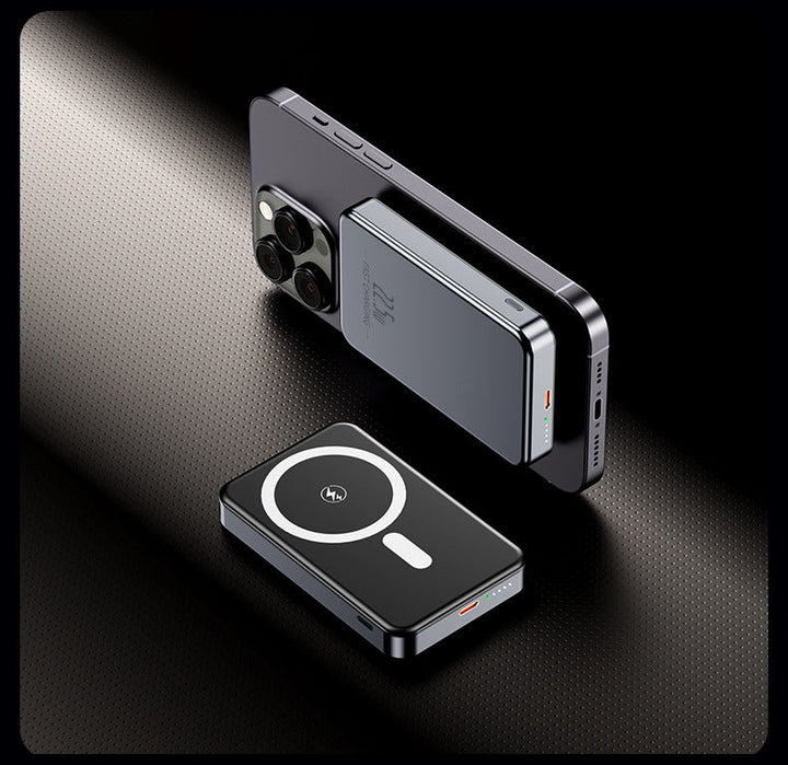 Portable induction power bank with slim design and LED display Kalsten