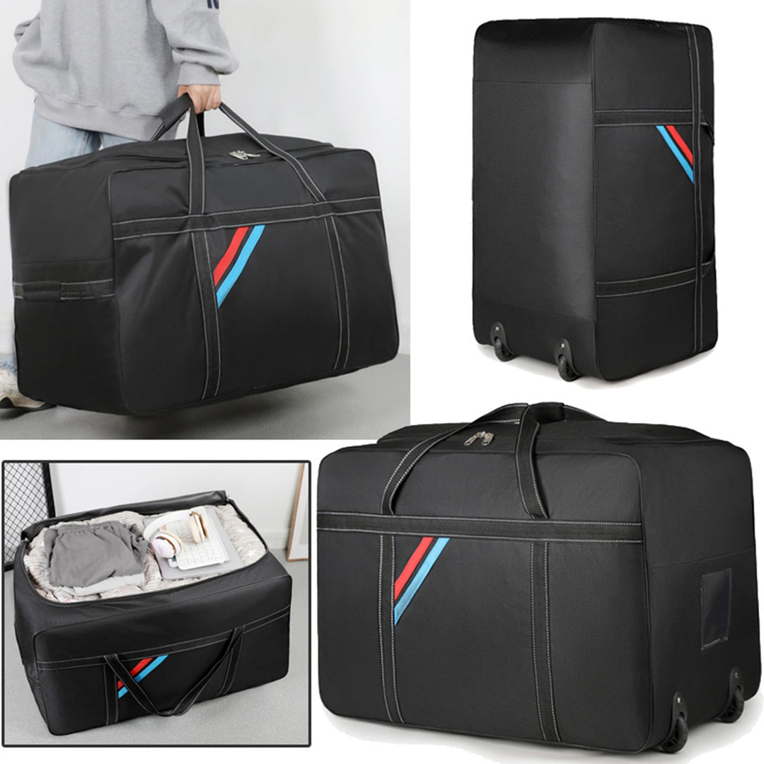 Spacious travel bag with lightweight wheels and reinforced carrying handle Kalsten