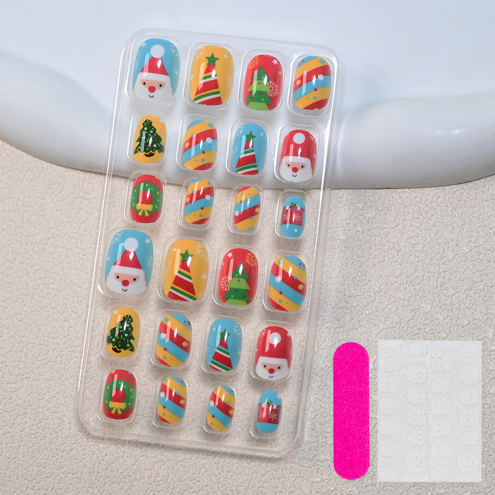 Themed Summer Beach Nail Art Press-On Nails Kalsten