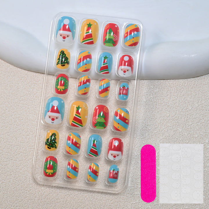 Themed Summer Beach Nail Art Press-On Nails Kalsten