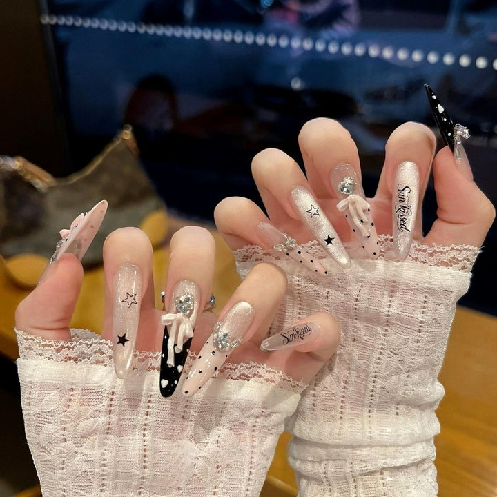 Glamorous Decorative Press-On Nail Art Kalsten