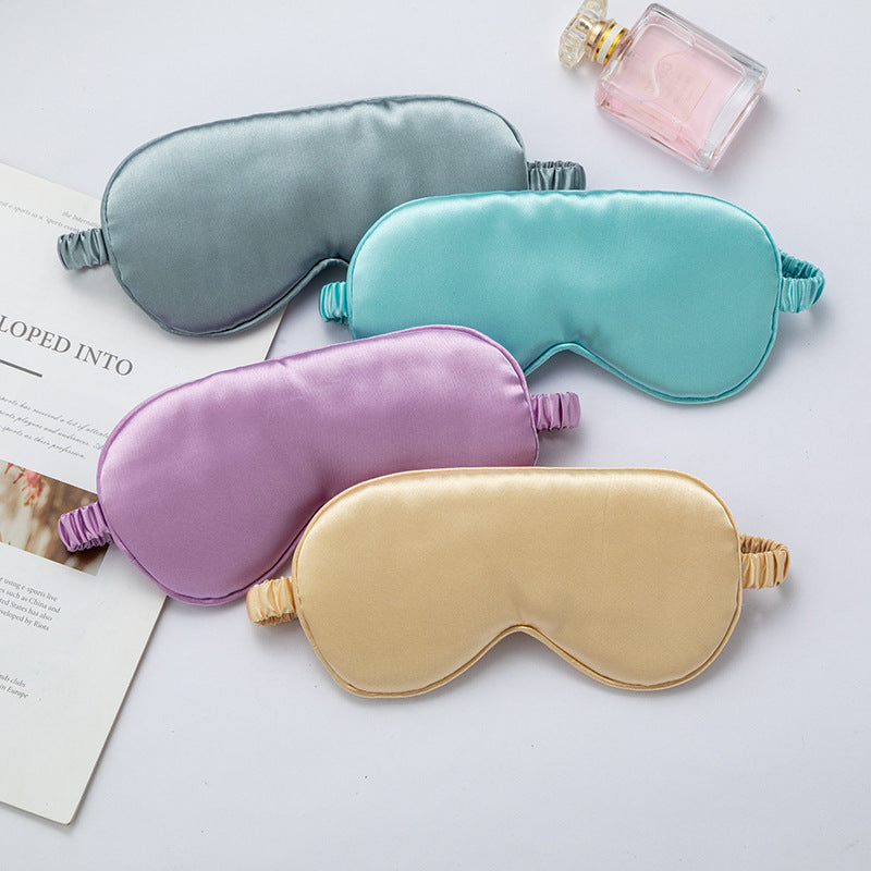Unisex nan luxurious satin sleep mask with adjustable elastic band and soft padding Kalsten