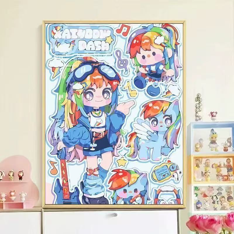 Cute Fantasy Character Wall Art Kalsten