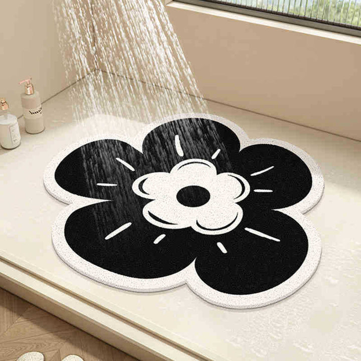 Floral Design Bath Mat Kalsten