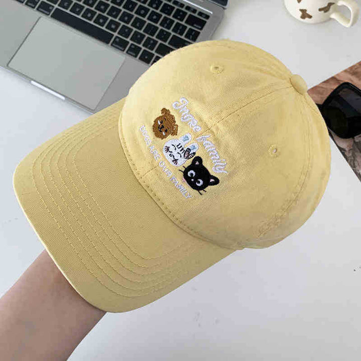 Women's Cute Animal-Embroidered Baseball Cap Kalsten