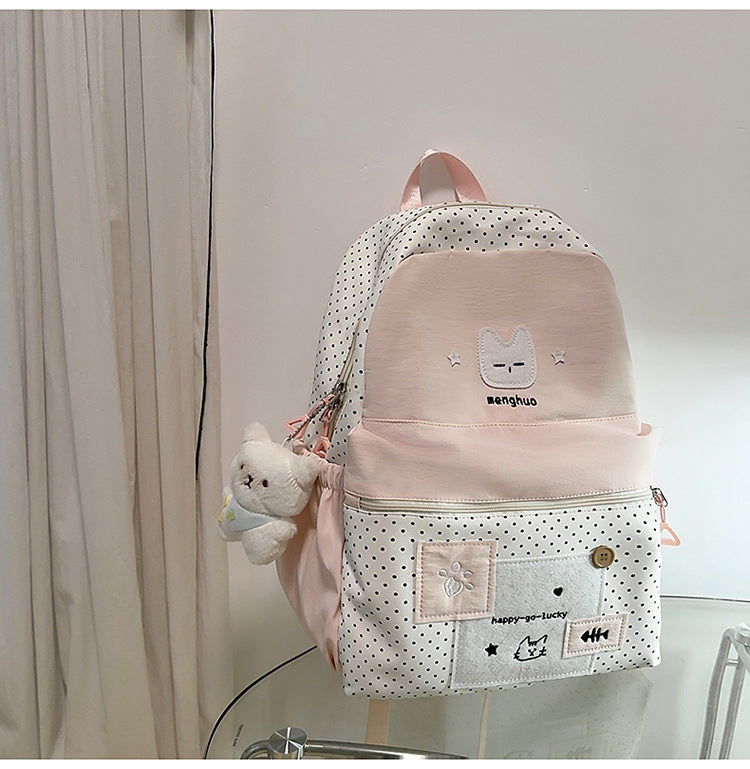 Cute Character-Themed School Backpack