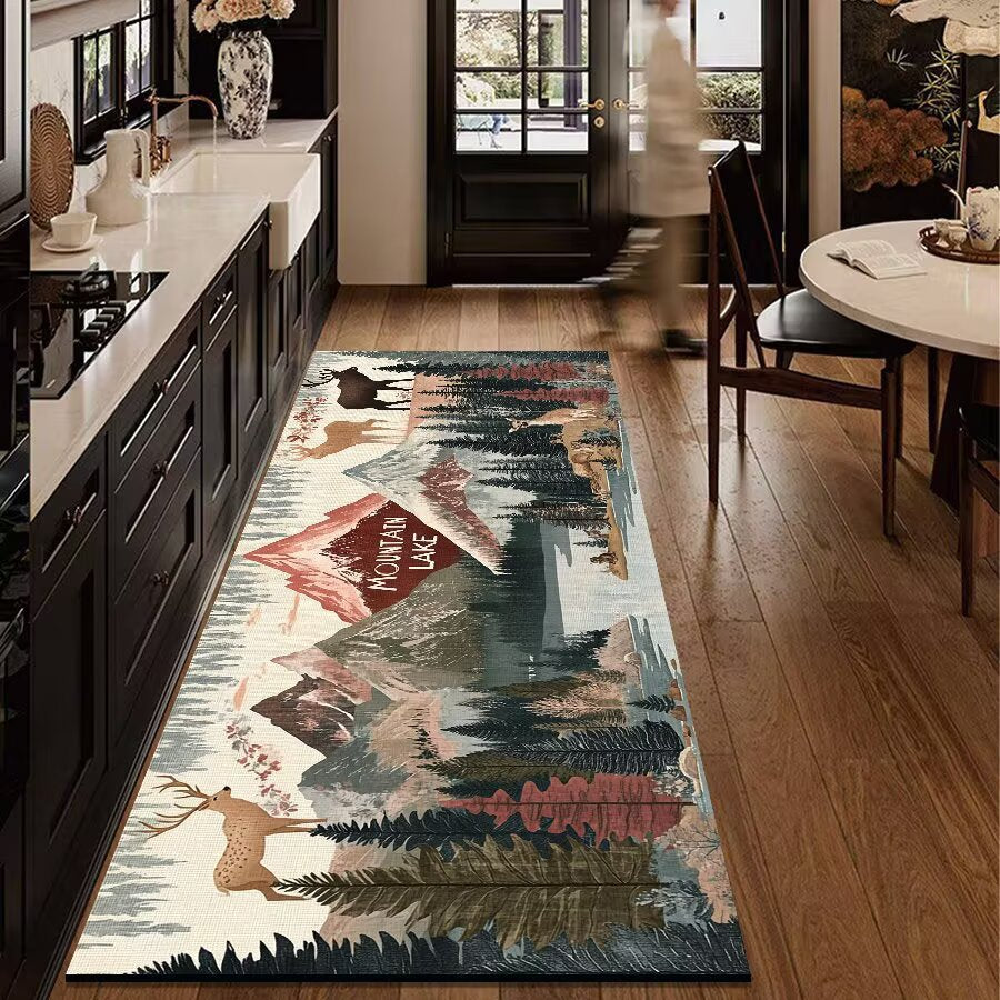 Rustic Outdoor Adventure Area Mat Kalsten