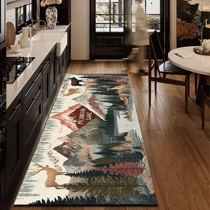Rustic Outdoor Adventure Area Mat Kalsten