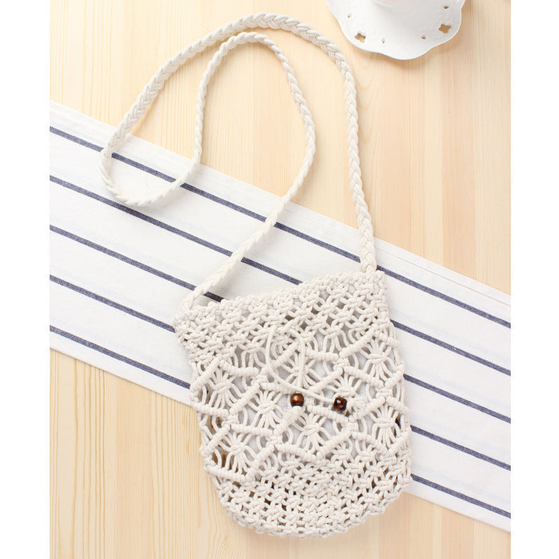 Hand-knotted shoulder bag Kalsten