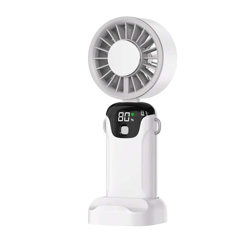 Women's portable battery fan with digital display Kalsten