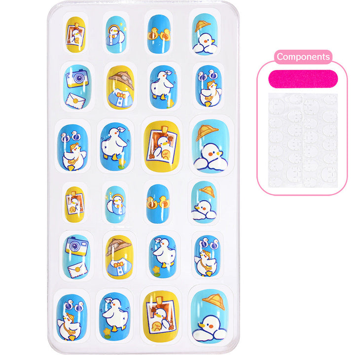 Themed Summer Beach Nail Art Press-On Nails Kalsten