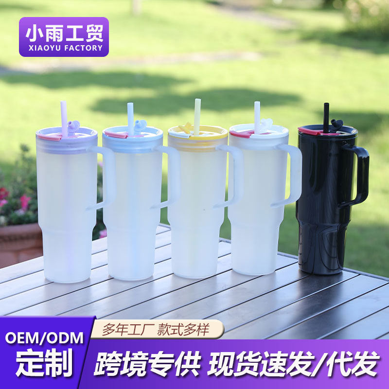 Unisex High-Quality Insulated Mug with Handle and Straw Kalsten