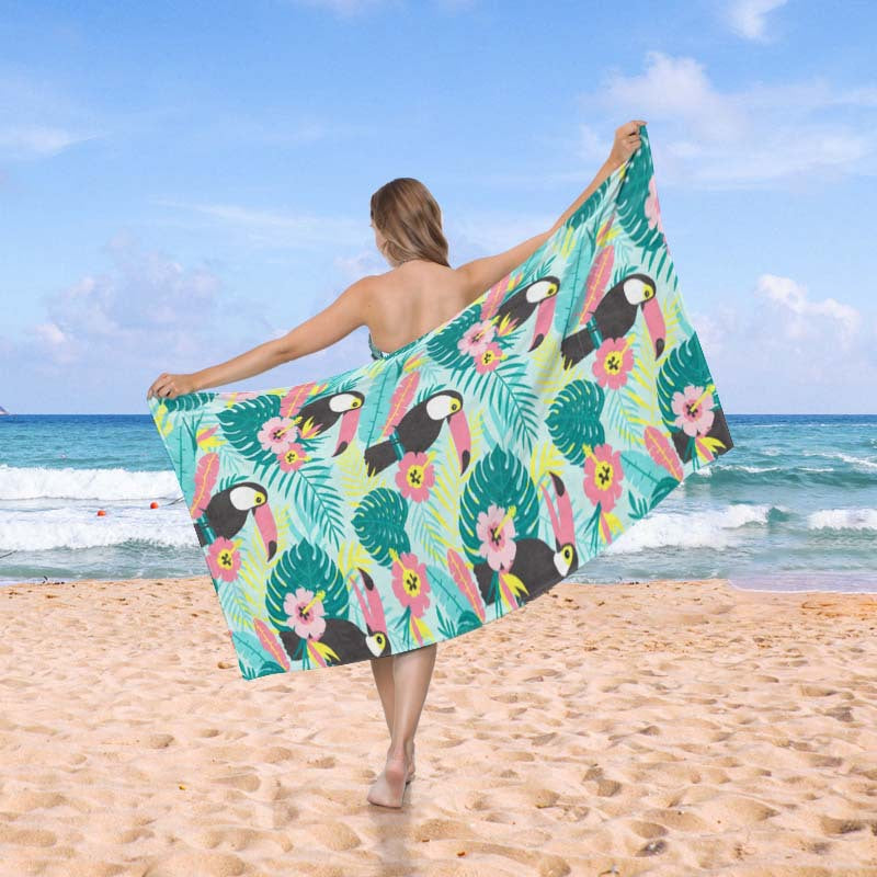 Beach towel in creative wave pattern Kalsten