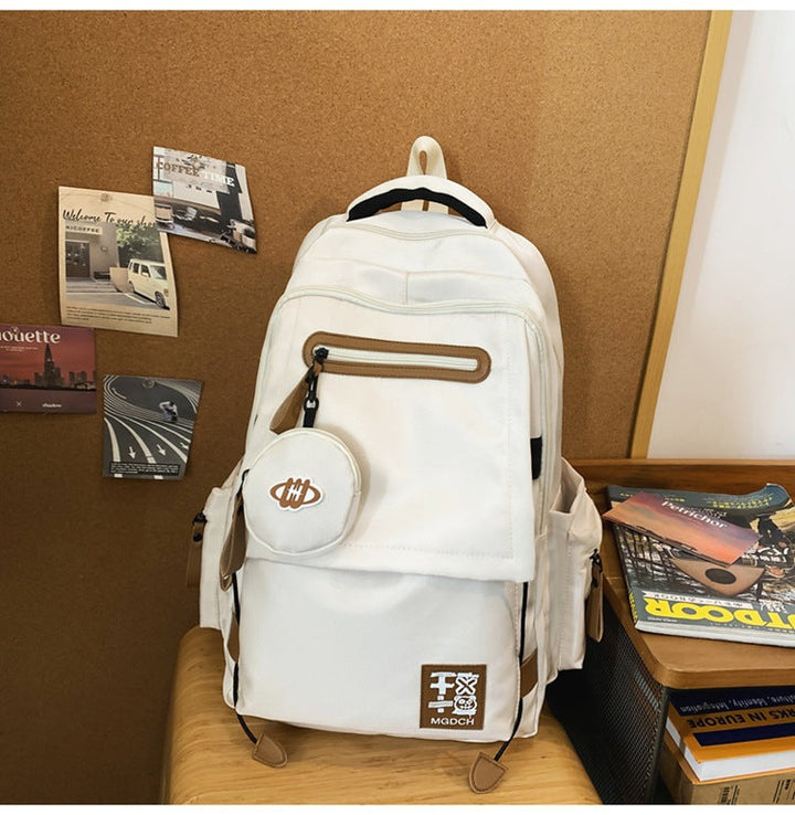 Multi-Pocket Functional School Backpack
