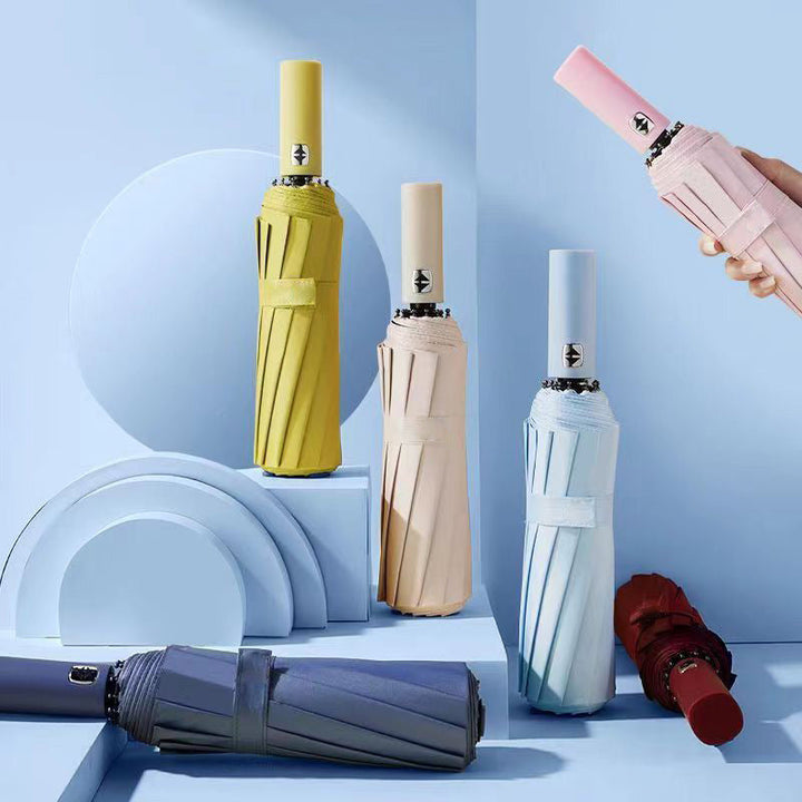 Ladies automatic and wind-resistant folding umbrella Kalsten