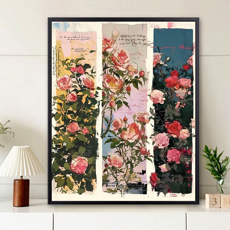 Vintage Floral Wall Art Kalsten