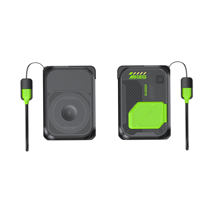 Portable power bank with integrated fast charging function and water protection Kalsten