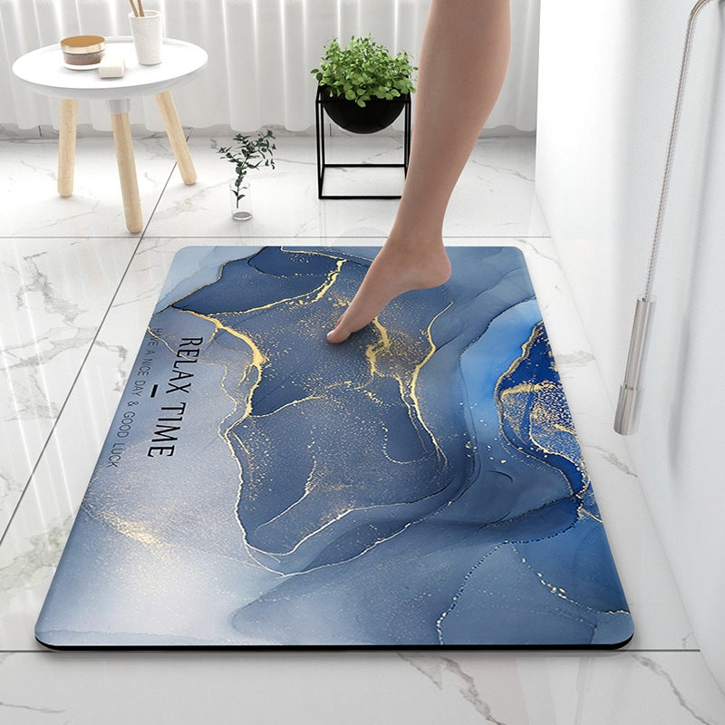 Soft Touch Marble Bath Mat Kalsten
