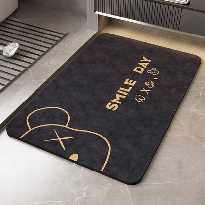 Fun Bear-Themed Bath Mat Acalora