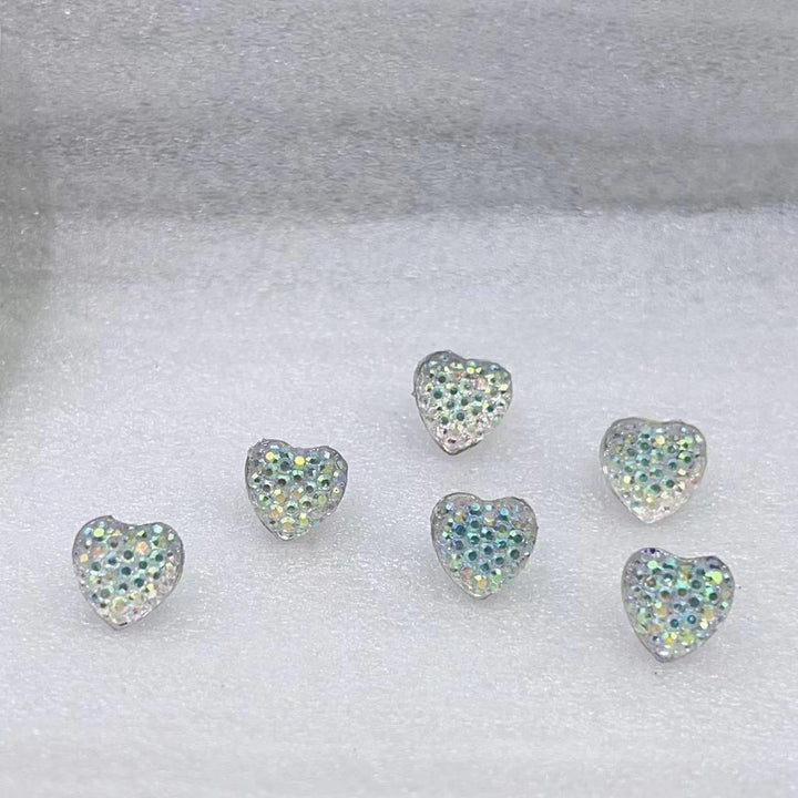 Glittering heart-shaped gemstones Kalsten